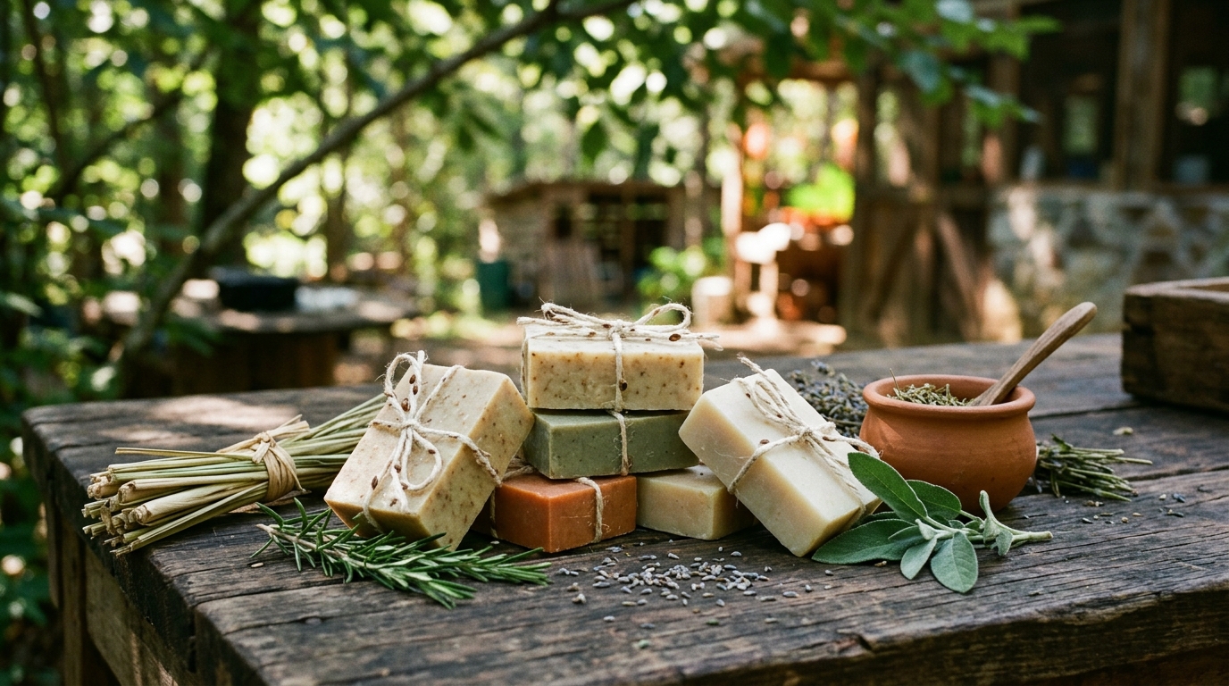 What are soaps made of?